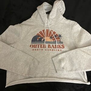 Cropped outer banks sweatshirt